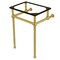 Fauceture Templeton 24" x 20-3/8" x 33-3/16" Brass Console Sink Legs, Brass VBH282033SB - alternate 1